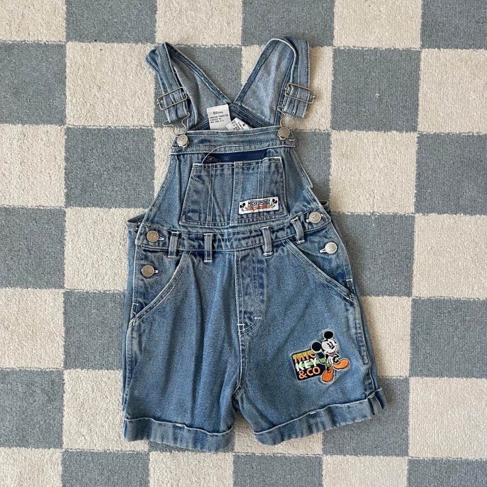 Vintage Mickey Shortalls